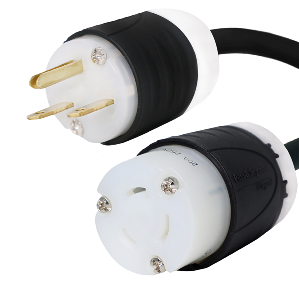 6-15P to L6-20R Plug Adapter Power Cord