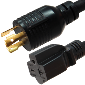 L6-30P to 6-20R Plug Adapter Power Cord