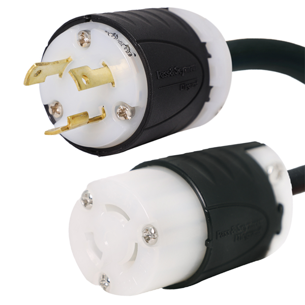 L6-30P to L6-15R Plug Adapter Power Cord