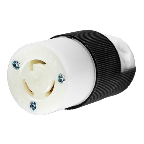 Hubbell L5-15R Twist-Lock® Female Connector Rated for 15A/125V