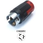 CS8265EX 50A CA Style Male Locking Plug - 2 Pole, 3 Wire, Rated for ...