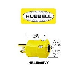 5-15P valise yellow plug