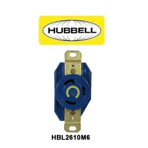 Blue Locking Receptacle L5-30 (Single)