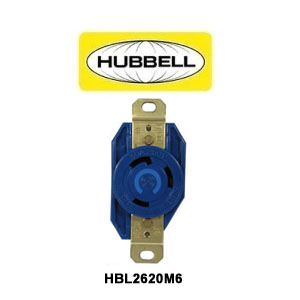 Blue Locking Receptacle L6-30 (Single)