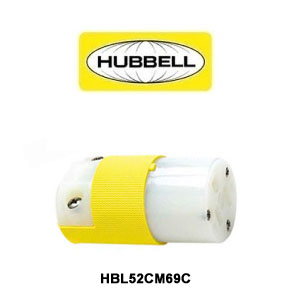 Corrosion resistance 5-15 connector yellow