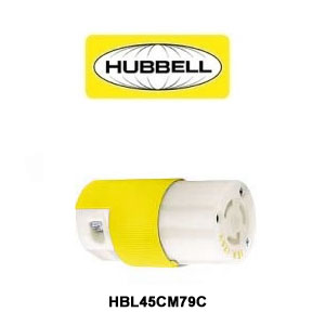 Corrosion resistance L6-15 connector yellow