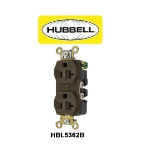 Duplex 3wire 5-15/20  Receptacle (Brown)