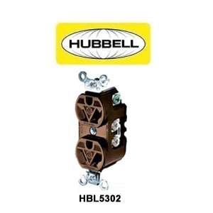 Duplex 3wire 7-15  Receptacle (Brown)