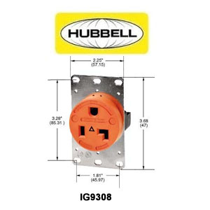 Isolated Ground Strait Blade 5-30 Receptacle (Single)