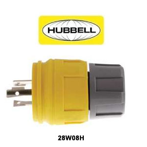 Watertight Non-NEMA 30 amp plug 125/250 volt