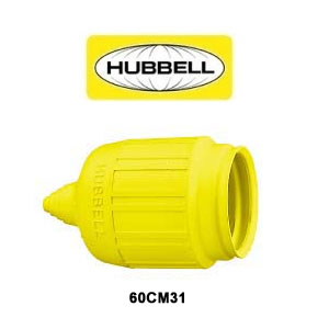 Boot Cover for Twist-Lock® 20A&30A 3wire Plugs (Yellow)