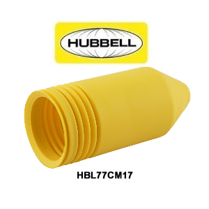 Boot Cover for 50A Twist-Lock® Connector (CA-STD) (Yellow)