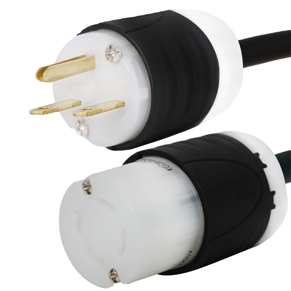 6-15P to L14-20R Plug Adapter Power Cord