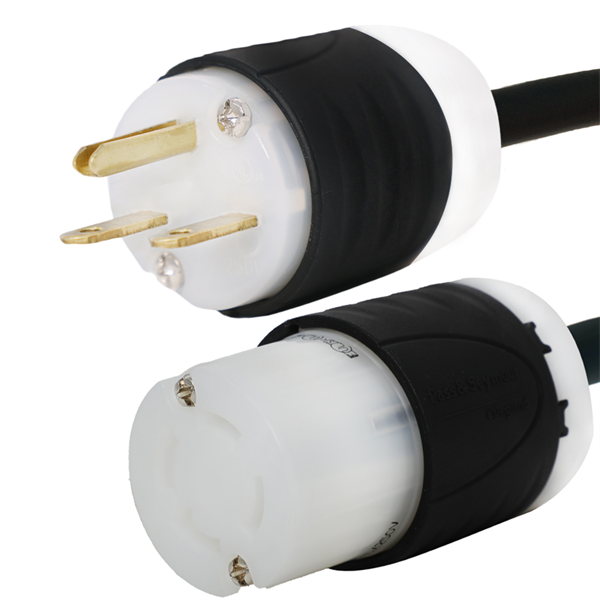 6-15P to L14-30R Plug Adapter Power Cord