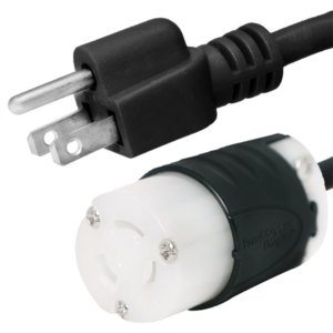 5-15P to L6-15R Plug Adapter Power Cord