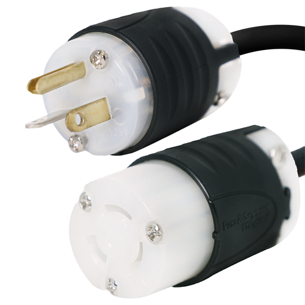 5-20P to L6-15R Plug Adapter Power Cord