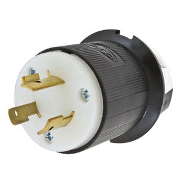 Hubbell L8-20P Twist-Lock® Male Plug Rated for 20A/480V