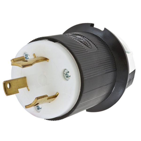 Hubbell L8-30P Twist-Lock® Male Plug Rated for 30A/480V