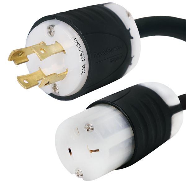 L14-30P to 5-20R Plug Adapter Power Cord