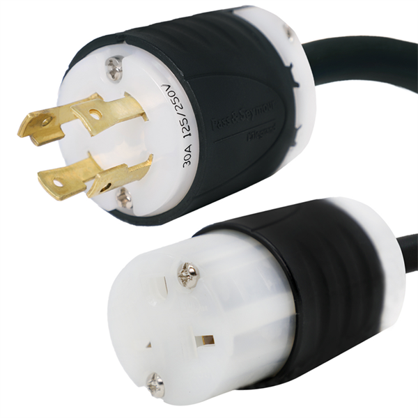 L14-30P to 6-20R Plug Adapter Power Cord