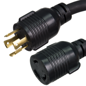 L14-30P to L6-30R Plug Adapter Power Cord