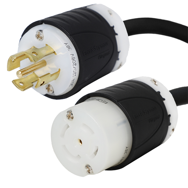 L21-20P to L21-30R Plug Adapter Power Cord