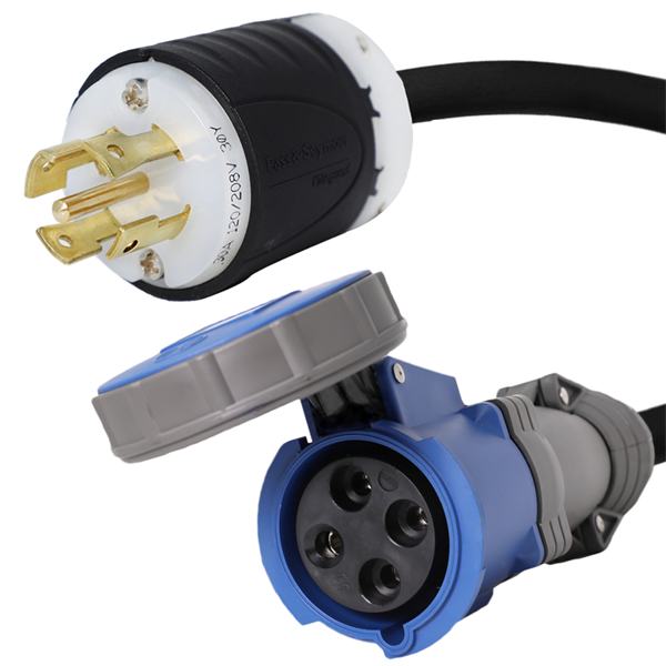 L21-30P to 460C9W Pin and Sleeve Connector