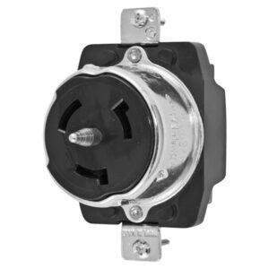 Hubbell CS8169 CA STD Twist-Lock® Flanged Receptacle Rated for 50A/3Ø 480V