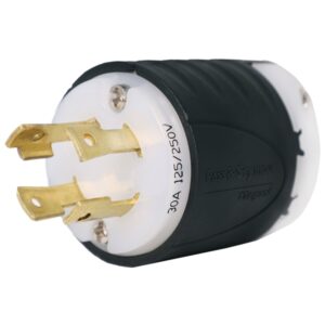 Pass and Seymour NEMA L14-30P L1430P 30A, 125/250V, Single Phase Plug