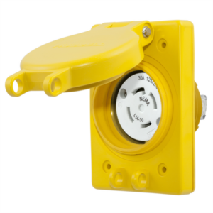 Hubbell HBL69W74 L14-30R Weather Resistant Twist-Lock® Receptacle, 30A, 3Ø, 125/250V