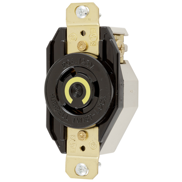 Hubbell HBL2310 L5-20R Twist-Lock Receptacle