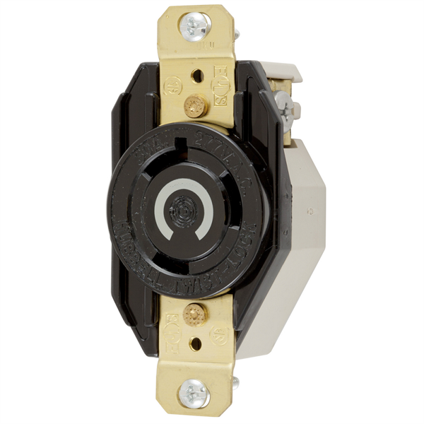 Hubbell HBL2630 L7-30R Twist-Lock® Receptacle Rated for 30A/277V