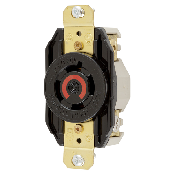 Hubbell HBL2410 L14-20R Twist-Lock Receptacle