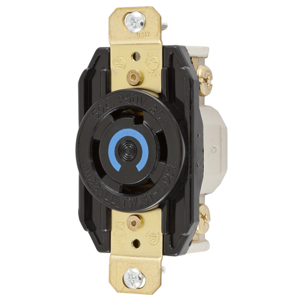 Hubbell HBL2720 L15-30R Twist-Lock® Receptacle Rated for 30A/250V