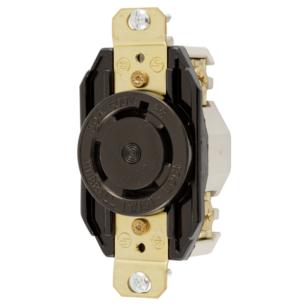 Hubbell HBL2740 L17-30R Twist-Lock® Receptacle Rated for 30A/600V