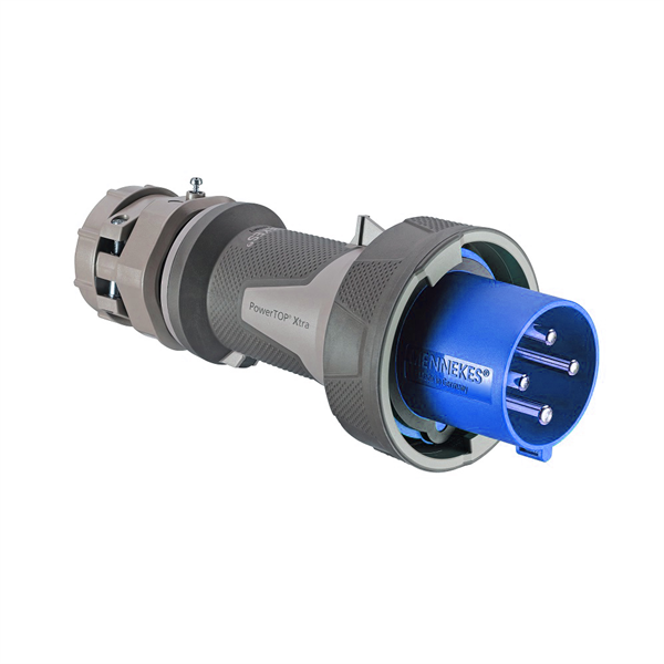 360P6W Plug -  60A, 220V - 250V 2-Pole / 3-Wire, IEC60309