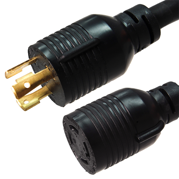 L5-30P to L14-30R Plug Adapter Power Cord