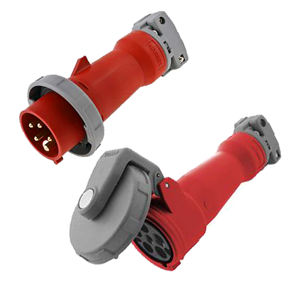 5100P7W to 5100C7W Pin and Sleeve Extension Power Cable - Rated 100A, 480V, 3Ø