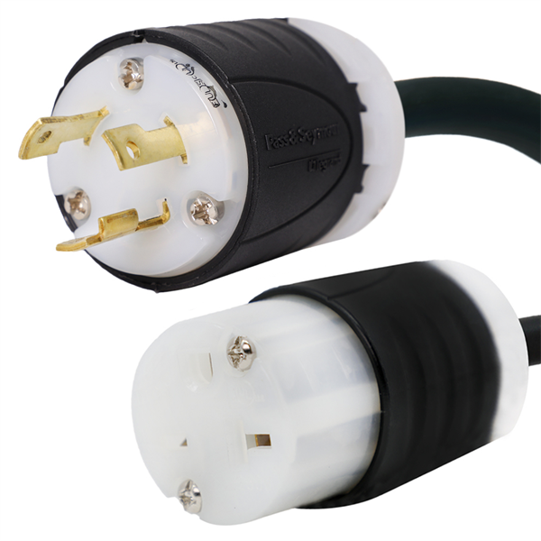 L5-30P to 6-20R Plug Adapter Power Cord