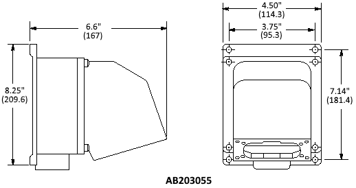 Hubbell AB203055 Back Box