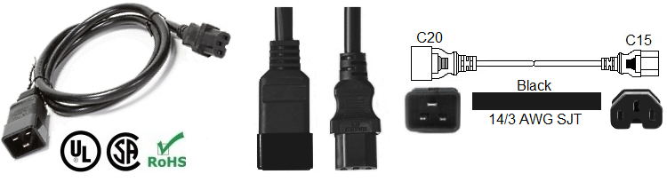 c14 to c13 power cords